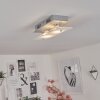Liestal Plafoniera LED Nichel opaco, 2-Luci