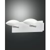 Fabas Luce Hale Applique LED Cromo, Bianco, 2-Luci