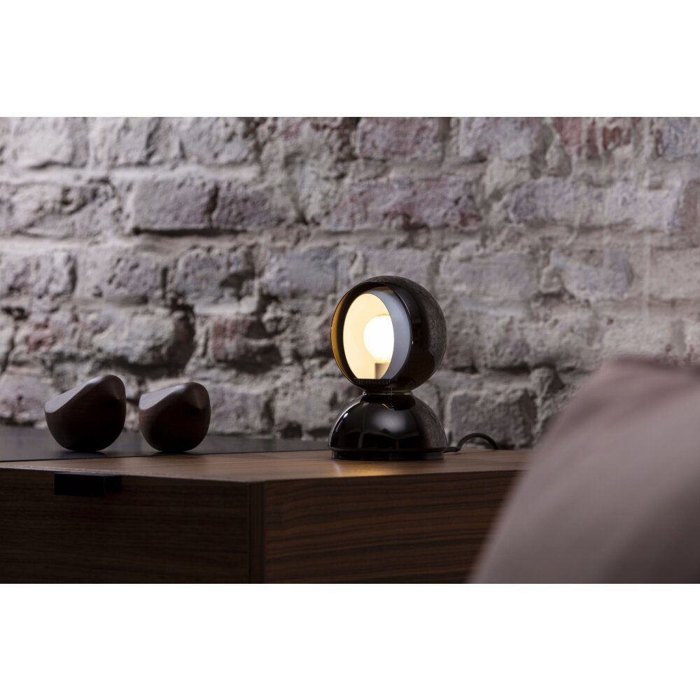 Artemide Eclisse Lampada da tavolo Nero, 1-Luce