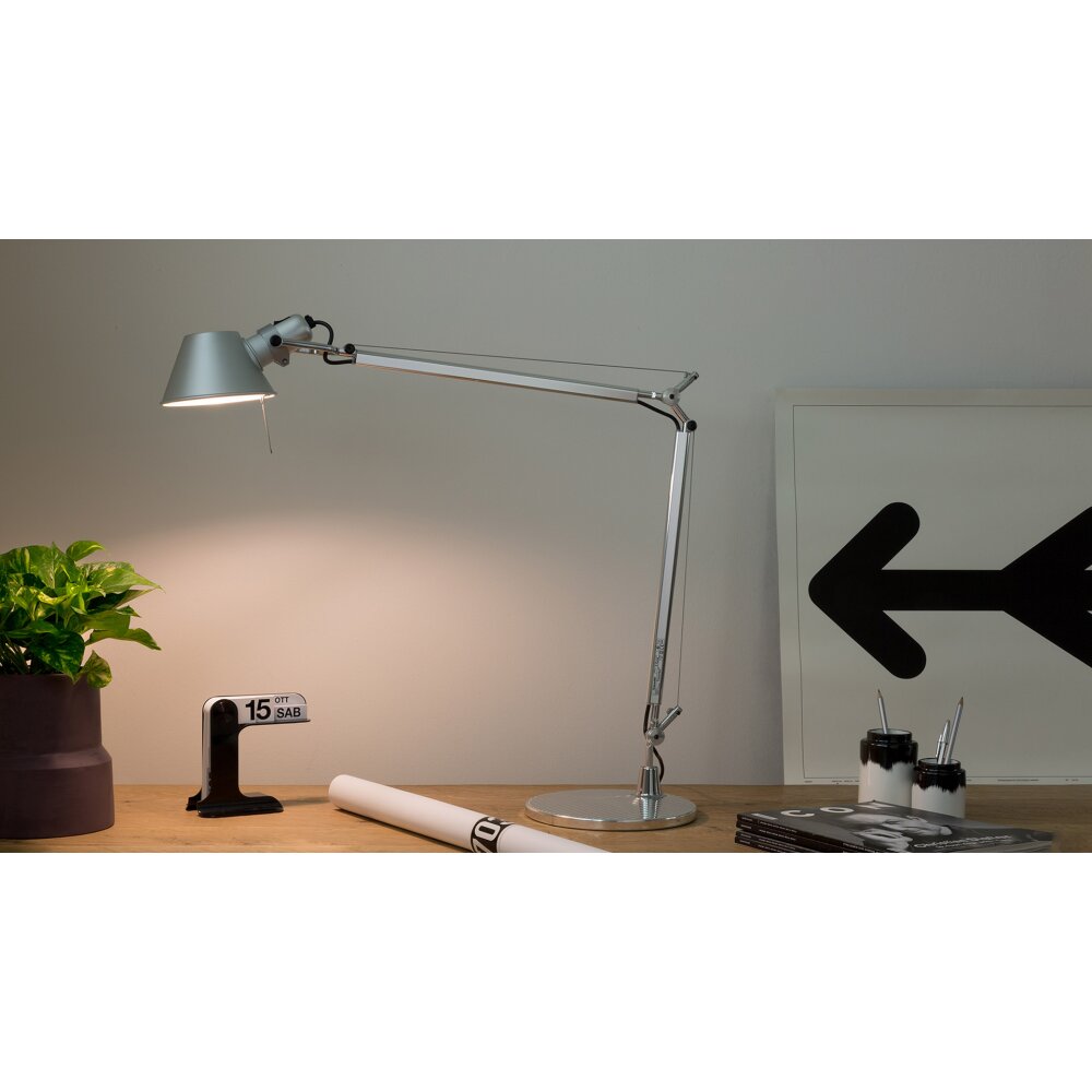 Artemide Tolomeo Lampada da tavolo Alluminio, 1-Luce