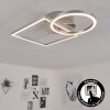 Buren Plafoniera LED Nichel opaco, 1-Luce