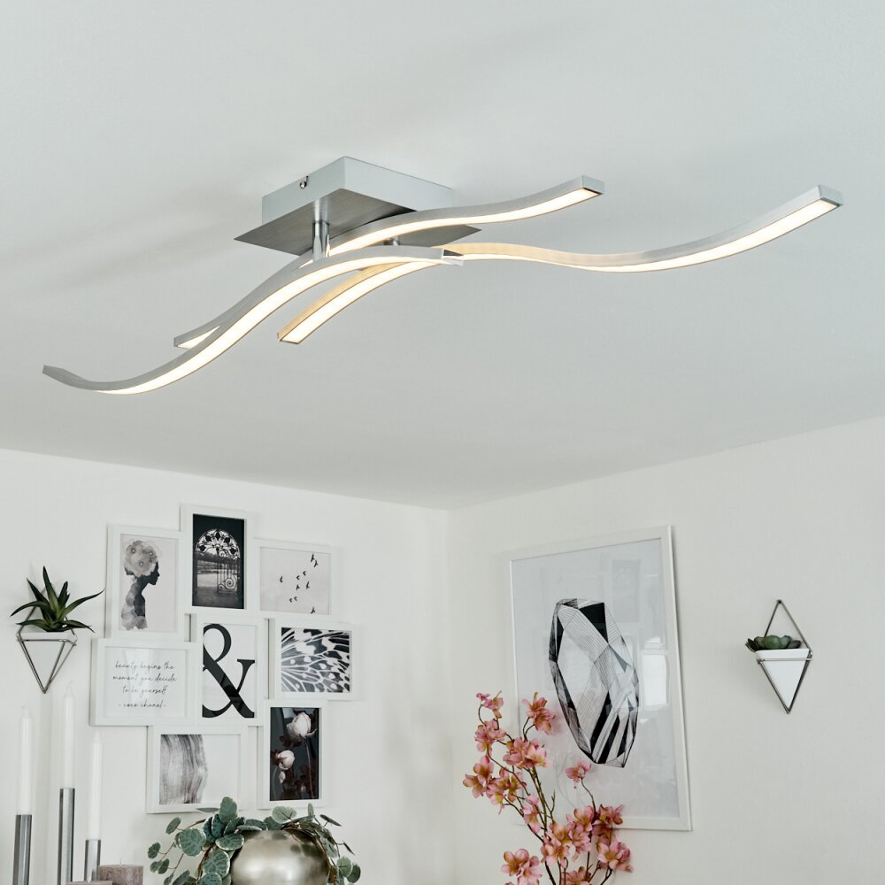 Bernese Plafoniera LED Nichel opaco, 3-Luci main product photo