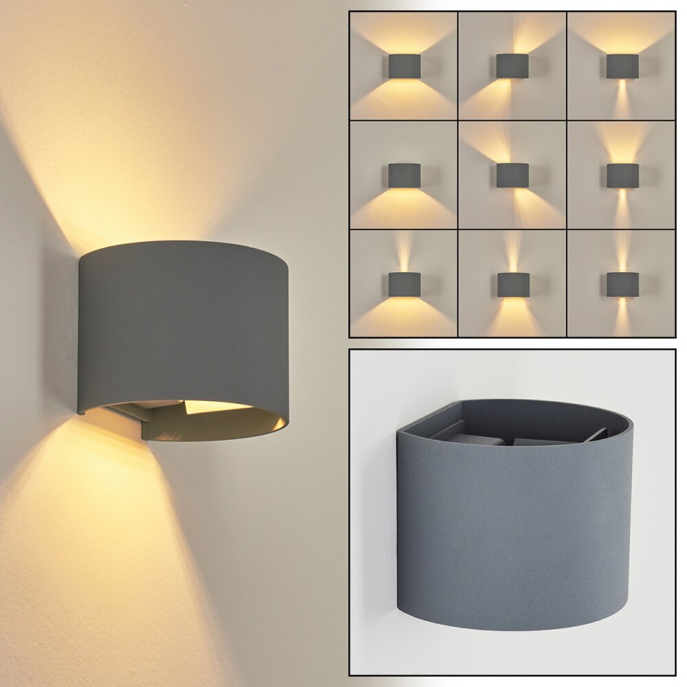 Badajoz Applique Grigio, 1-Luce main product photo