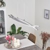 Bernese Lampada a Sospensione LED Nichel opaco, 3-Luci