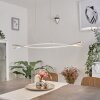 Bernese Lampada a Sospensione LED Nichel opaco, 3-Luci