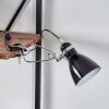 Brienz Lampada con pinza Cromo, Nero, 1-Luce