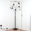 Bardhaman Lampada da terra Nero, 5-Luci