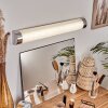 Morges Lampada da specchio LED Cromo, con effetto brillante, Bianco, 1-Luce
