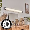 Morges Lampada da specchio LED Cromo, con effetto brillante, Bianco, 1-Luce