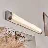 Morges Lampada da specchio LED Cromo, con effetto brillante, Bianco, 1-Luce