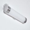 Morges Lampada da specchio LED Cromo, Bianco, 1-Luce
