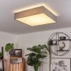 Tise Plafoniera LED Bianco, 1-Luce