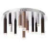 Brilliant Living Cembalo Plafoniera LED Marrone, 12-Luci