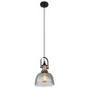 Globo DOROTHEA Lampadario a sospensione Ottone, Nero, 1-Luce