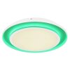 Globo MURPHY Plafoniera LED Bianco, 1-Luce, Telecomando, Cambia colore
