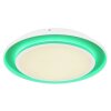 Globo MURPHY Plafoniera LED Bianco, 1-Luce, Telecomando, Cambia colore