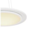 Globo MURPHY Lampadario a sospensione LED Bianco, 1-Luce, Telecomando, Cambia colore