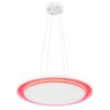 Globo MURPHY Lampadario a sospensione LED Bianco, 1-Luce, Telecomando, Cambia colore