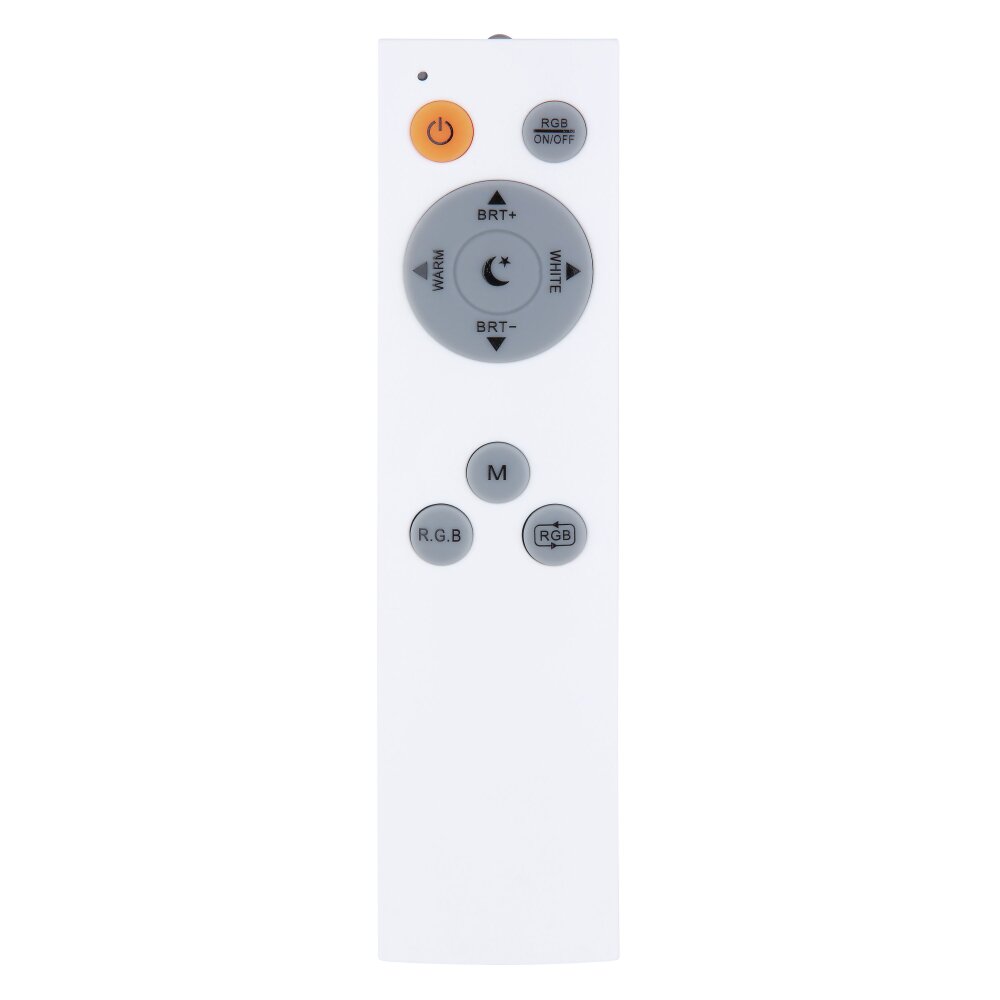 Globo MURPHY Plafoniera LED Bianco, 1-Luce, Telecomando, Cambia colore