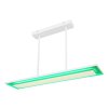 Globo MURPHY Lampadario a sospensione LED Bianco, 1-Luce, Telecomando, Cambia colore