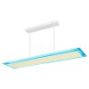 Globo MURPHY Lampadario a sospensione LED Bianco, 1-Luce, Telecomando, Cambia colore