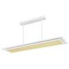 Globo MURPHY Lampadario a sospensione LED Bianco, 1-Luce, Telecomando, Cambia colore