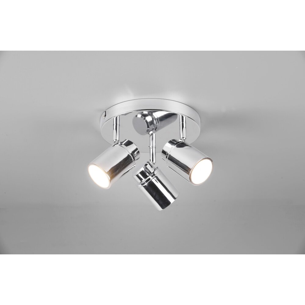 Trio-Leuchten Angelo Plafoniera Cromo, 3-Luci main product photo