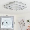 Centovalli Plafoniera LED Cromo, 1-Luce