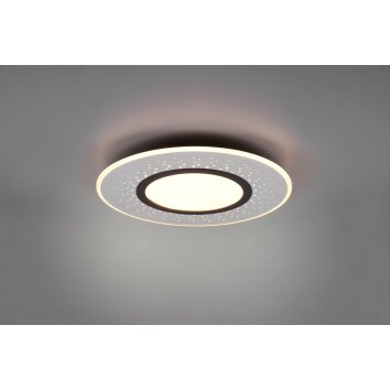 Trio-Leuchten Verus Plafoniera LED Nichel opaco, 1-Luce, Telecomando