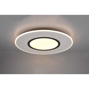 Trio-Leuchten Verus Plafoniera LED Nichel opaco, 1-Luce, Telecomando