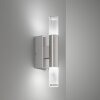 Fischer-Honsel Nyra Applique LED Nichel opaco, 2-Luci