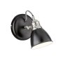 Fischer-Honsel Wales Applique Nero, 1-Luce