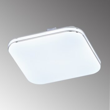 Fischer-Honsel Porto Plafoniera LED Bianco, 1-Luce