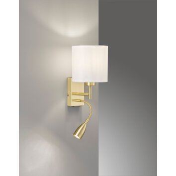 Fischer-Honsel Dreamer Applique Ottone, 1-Luce