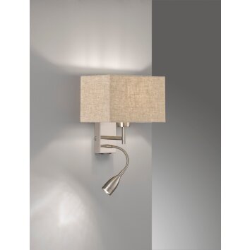 Fischer-Honsel Dream Applique Nichel opaco, 1-Luce