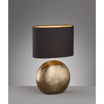 Fischer-Honsel Foro Lampada da tavolo Bronzo, 1-Luce