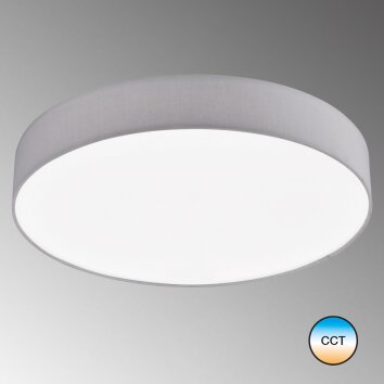 SCHÖNER-WOHNEN-Kollektion Pina Plafoniera LED Bianco, 1-Luce, Telecomando