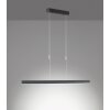 SCHÖNER-WOHNEN-Kollektion Straight Lampada a Sospensione LED Nero, 1-Luce