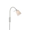 Fischer-Honsel Wolke Applique Nichel opaco, 1-Luce