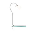 Fischer-Honsel Jam Lampada con pinza Nichel opaco, 1-Luce