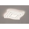 Fischer-Honsel Gorden Plafoniera LED Bianco, 1-Luce, Telecomando