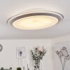 Sapioris Plafoniera LED Argento, 1-Luce