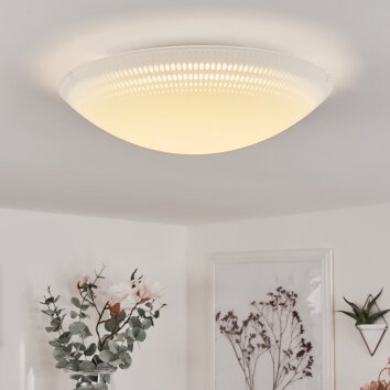 Worben Plafoniera LED Bianco, 1-Luce