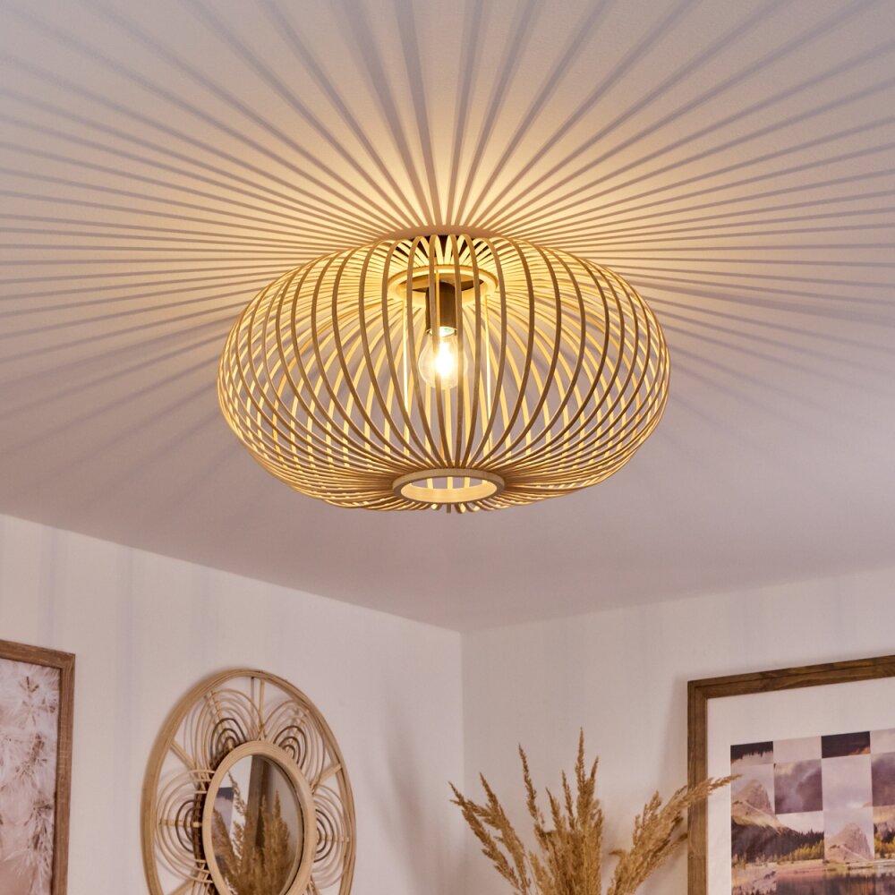 Oravi Plafoniera Legno chiaro, 1-Luce main product photo