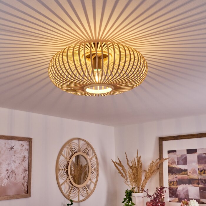 Oravi Plafoniera Legno chiaro, 1-Luce Oravi Plafoniera Legno chiaro, 1-Luce