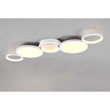 Trio-Leuchten Salsa Plafoniera LED Bianco, 1-Luce