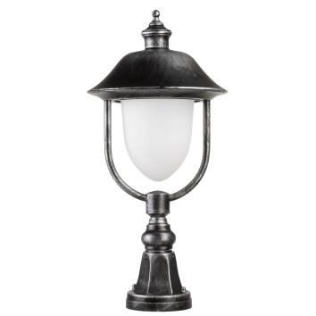 LCD Nabburg Lampada con piedistallo LED Nero, Argento, 1-Luce