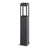 LCD Kisselbach Lampioncino Segnapasso LED Nero, 1-Luce