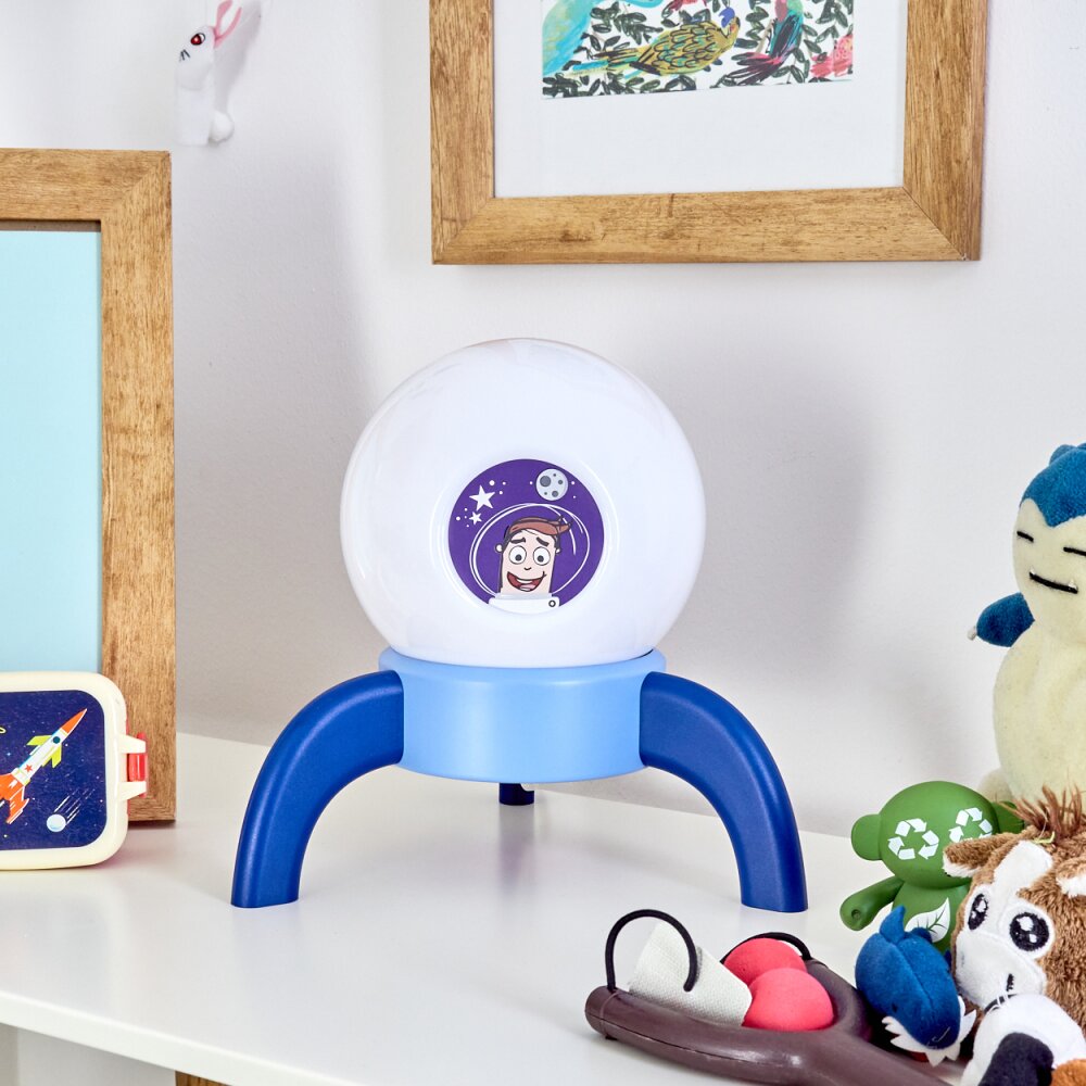 Rougemont Lampada da tavolo LED Blu, 1-Luce