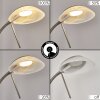 Biot Lampada da terra LED Nichel opaco, 2-Luci